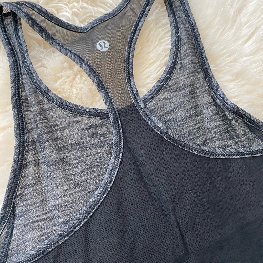 Lululemon sculpt tank grey size 4